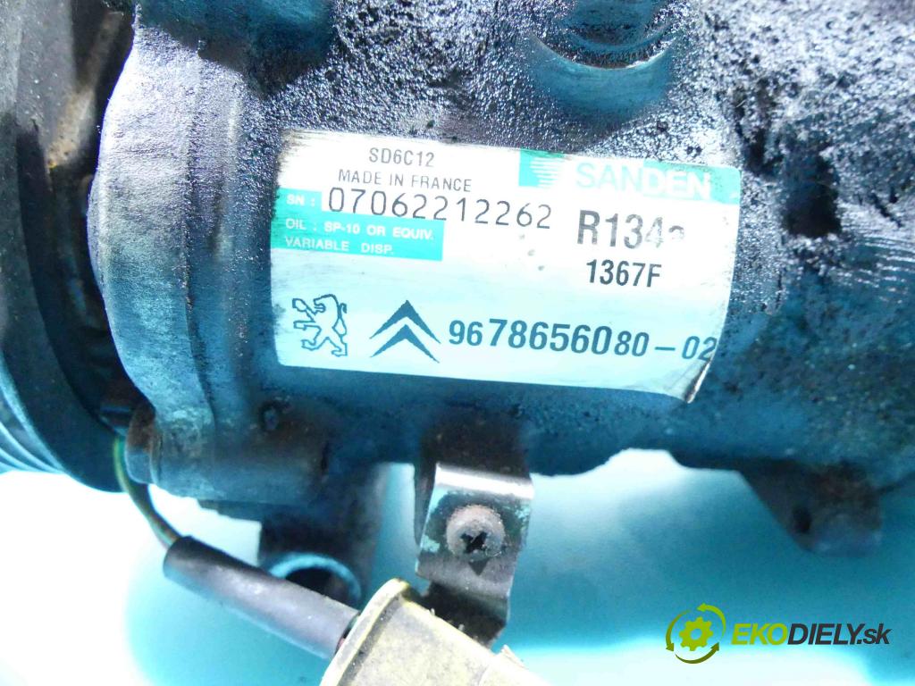 Citroen C4 Grand picasso I 2006-2013 1.6 hdi 109 HP manual 80 kW 1560 cm3 5- čerpadlo klimatizácie 9678656080