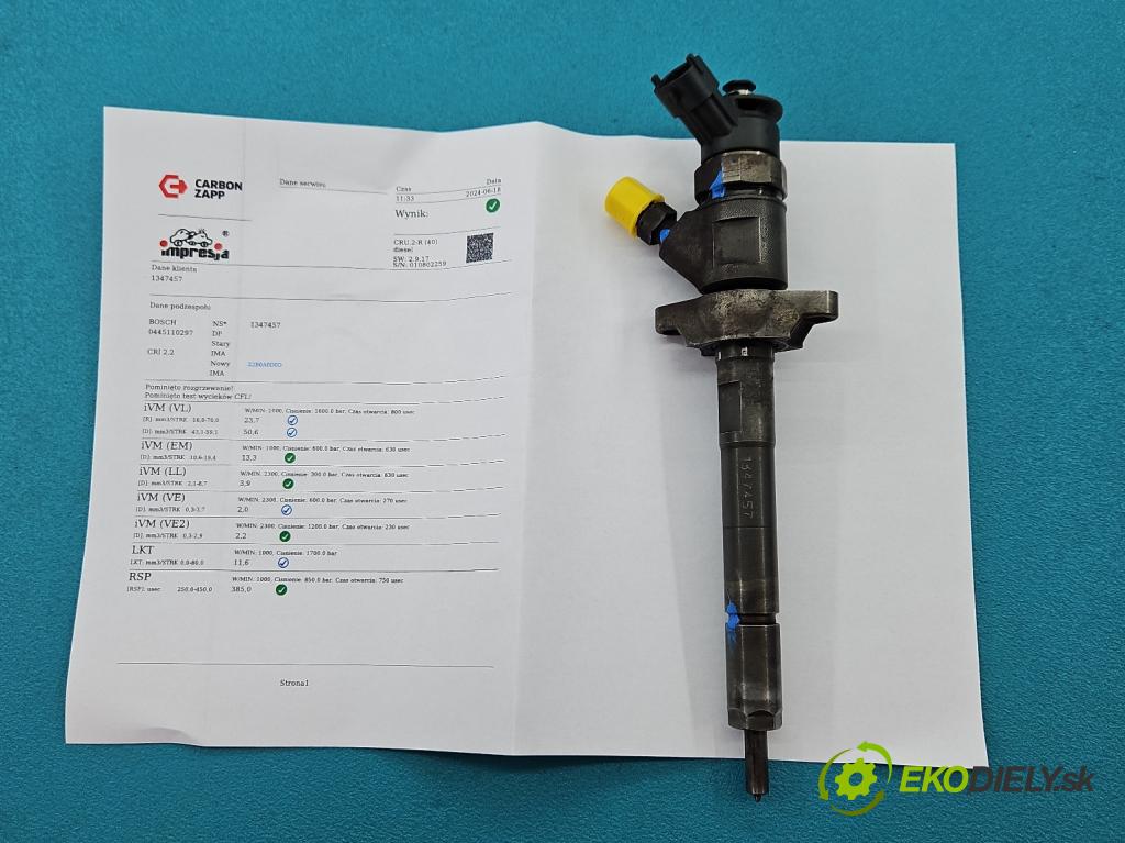 Citroen C4 Grand picasso I 2006-2013 1.6 hdi 109 HP manual 80 kW 1560 cm3 5- vstrek 0445110297 (Vstrekovače)