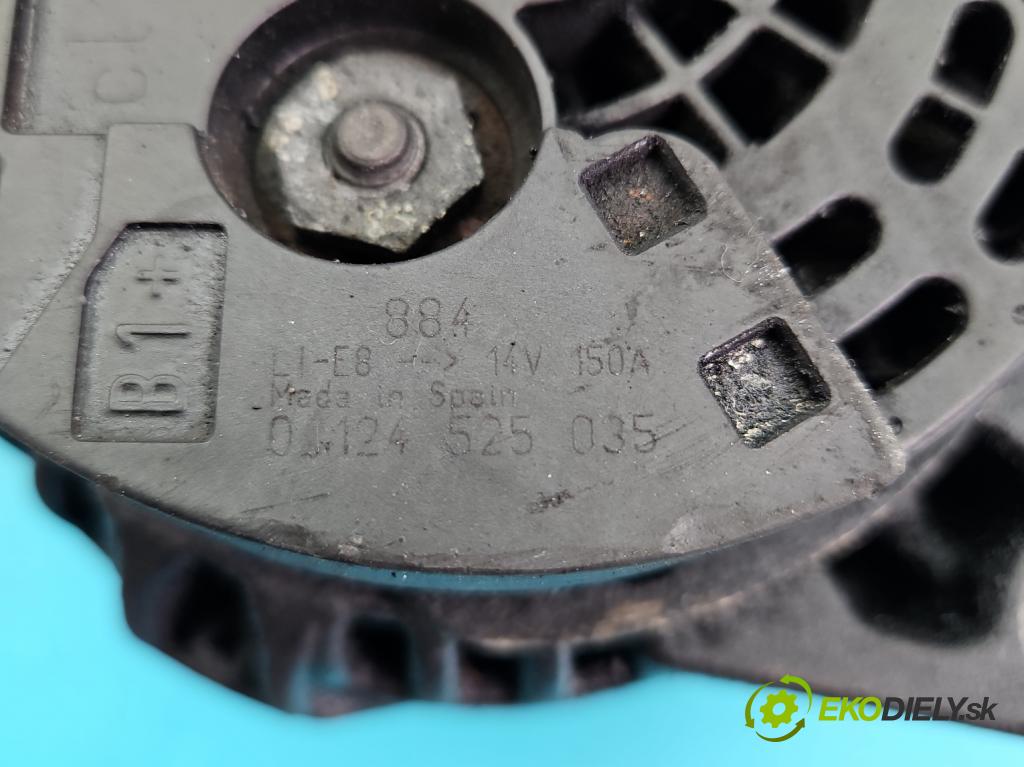 Citroen C4 Grand picasso I 2006-2013 1.6 hdi 109 hp manual 80 kW 1560 cm3 5- Alternator 0124525035 (Alternátory)