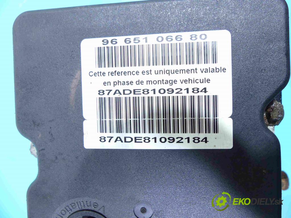 Citroen C4 Grand picasso I 2006-2013 1.6 hdi 109 HP manual 80 kW 1560 cm3 5- čerpadlo abs 0265950962 (Pumpy ABS)