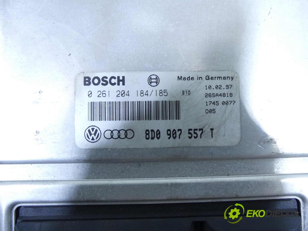 Vw Passat B5 1995-2005 1.8 T 150 hp manual 110 kW 1781 cm3 4- řídící jednotka motoru 0261204184