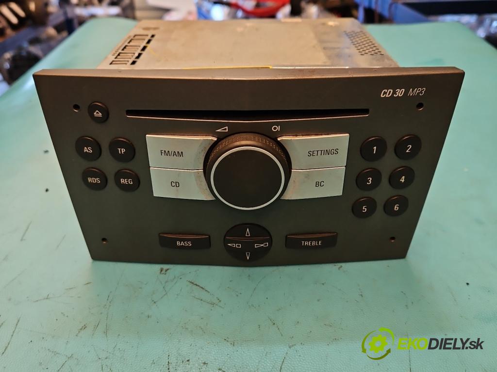 Opel Astra III 2004-2014 1.8 16V 125 HP manual 92 kW 1796 cm3 5- Radio originál 13154304