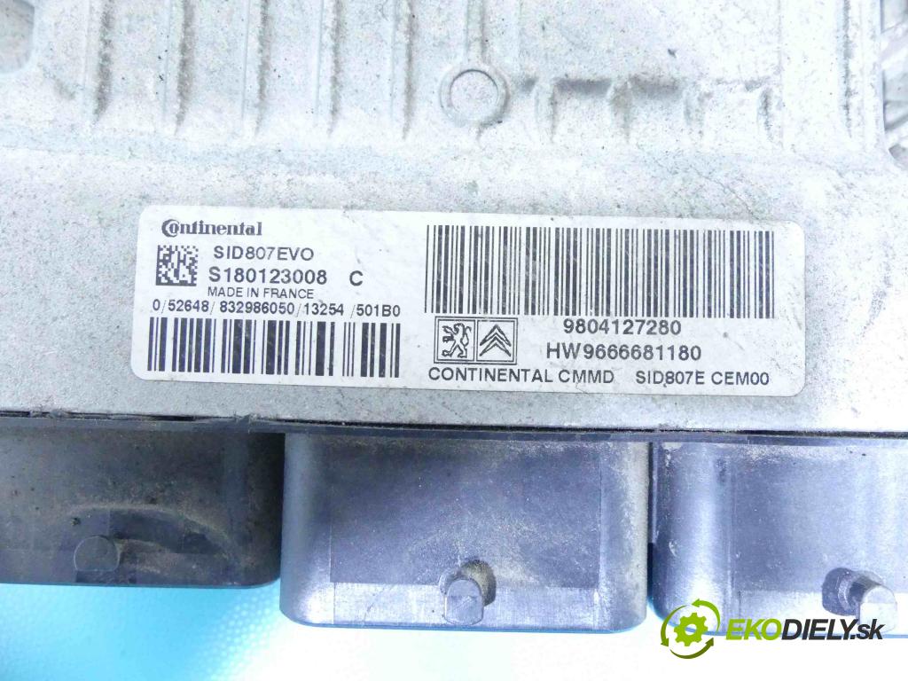 Citroen C4 Grand Picasso II 2013-2022 1.6 hdi 116 hp manual 85 kW 1560 cm3 5- řídící jednotka motoru 9804127280