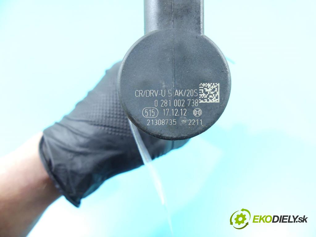 Bmw 1 F20 2011-2019 2.0d 116 HP manual 85 kW 1995 cm3 5- lišta vstrekovacia 0281002948 (Vstrekovacie lišty)