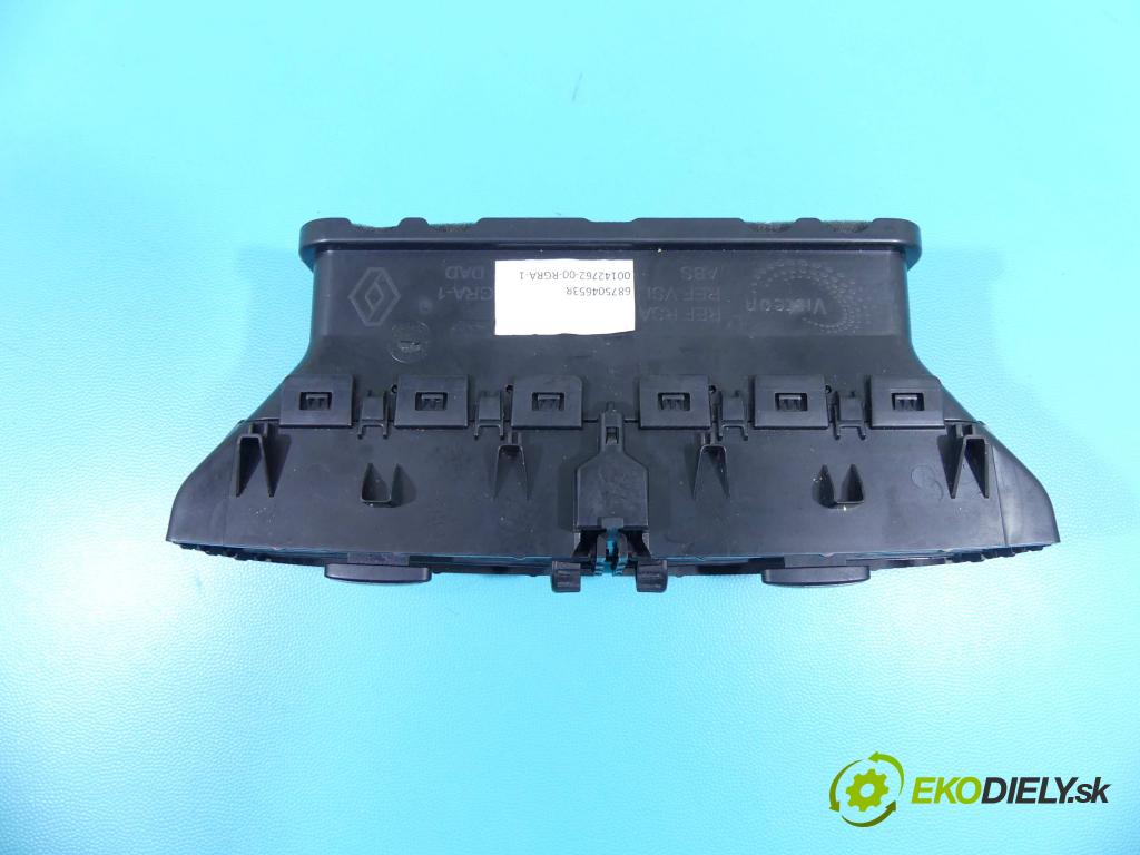 Renault Clio IV 2012-2020 1.5 dci 90 HP manual 66 kW 1461 cm3 5- Mřížka: kúrenia stredová 687504653R (Mriežky kúrenia (fukáre))