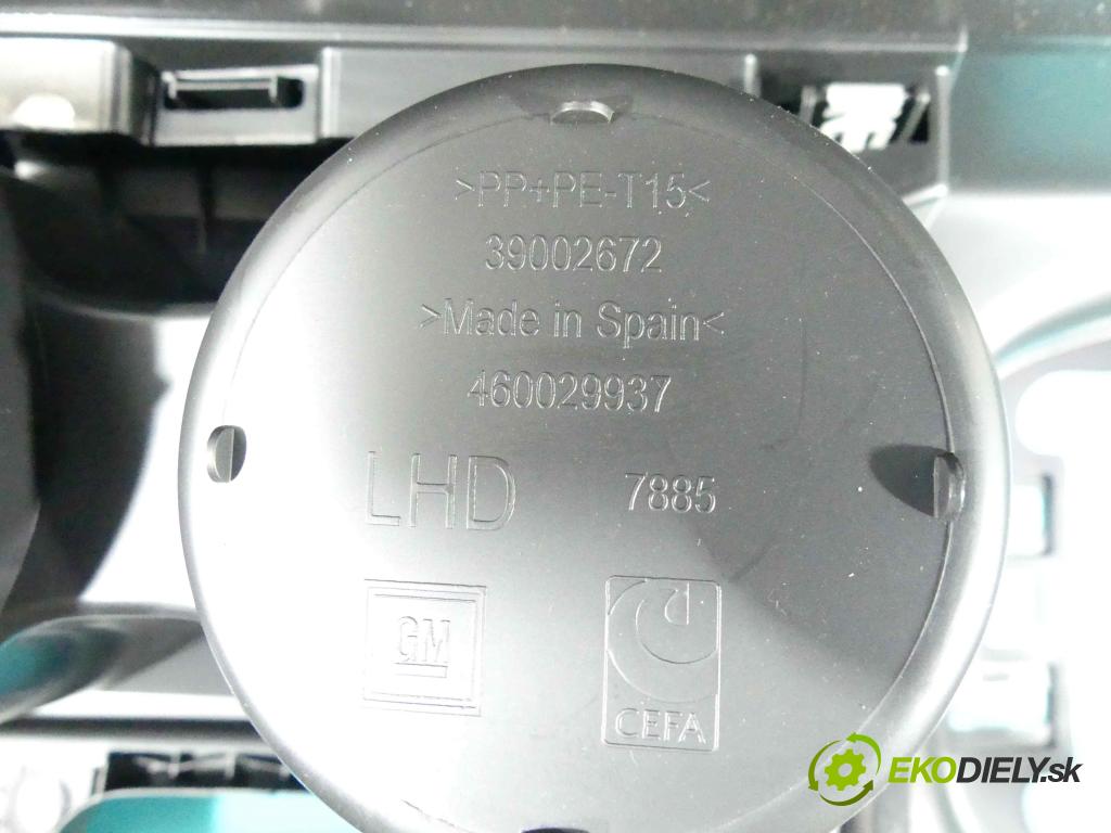 Opel Crossland 2017-2024 1.2 12V 83 HP manual 61 kW 1199 cm3 5- operadlo 460029937 (Lakťové opierky)