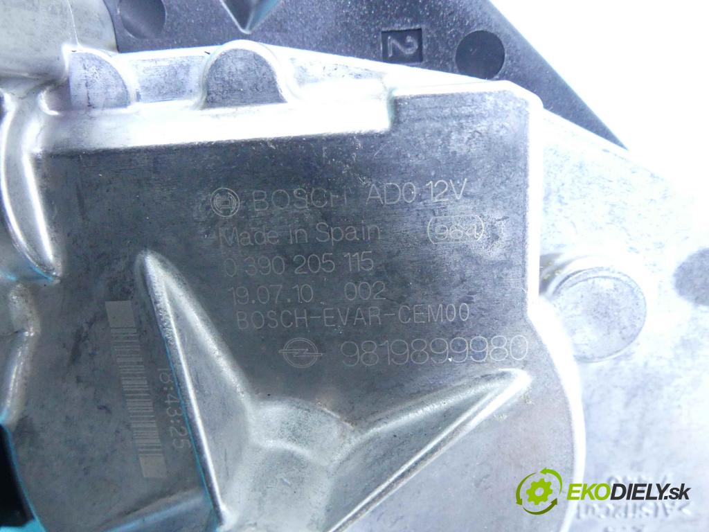 Opel Crossland 2017-2024 1.2 12V 83 hp manual 61 kW 1199 cm3 5- motor stěrače zadní 0390205115