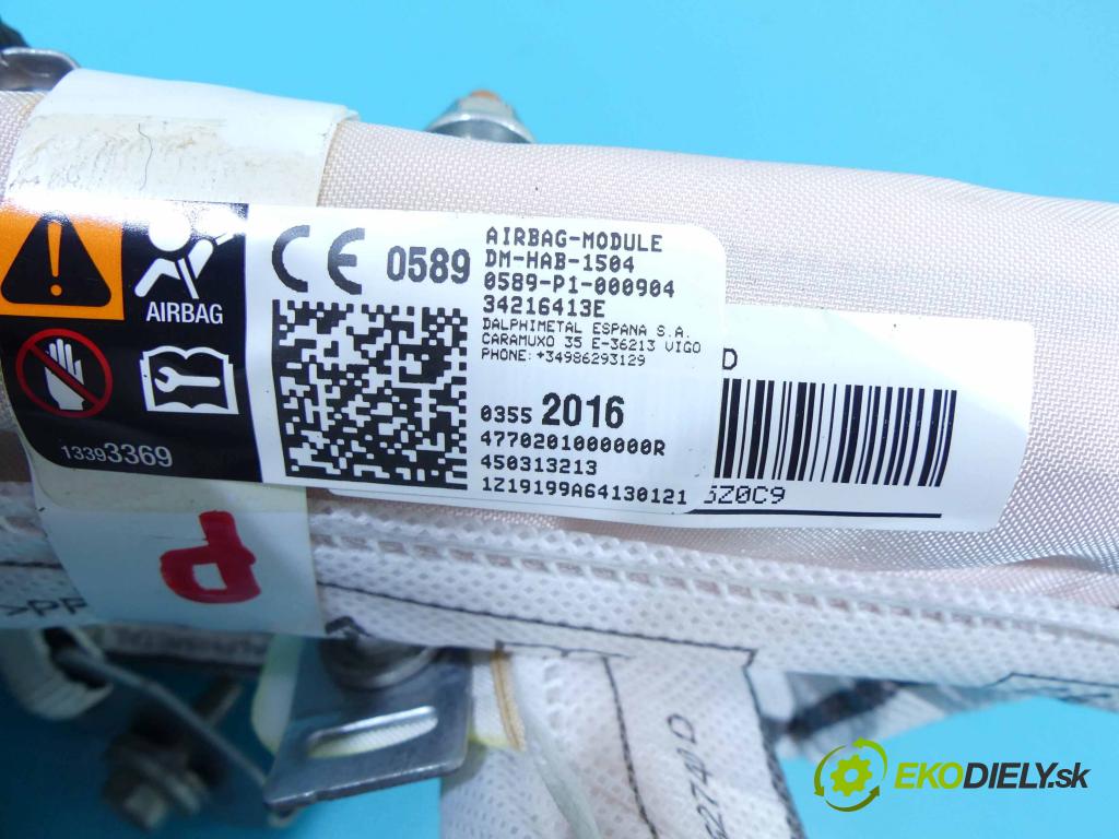 Opel Crossland 2017-2024 1.2 12V 83 HP manual 61 kW 1199 cm3 5- clona pravé 13393369