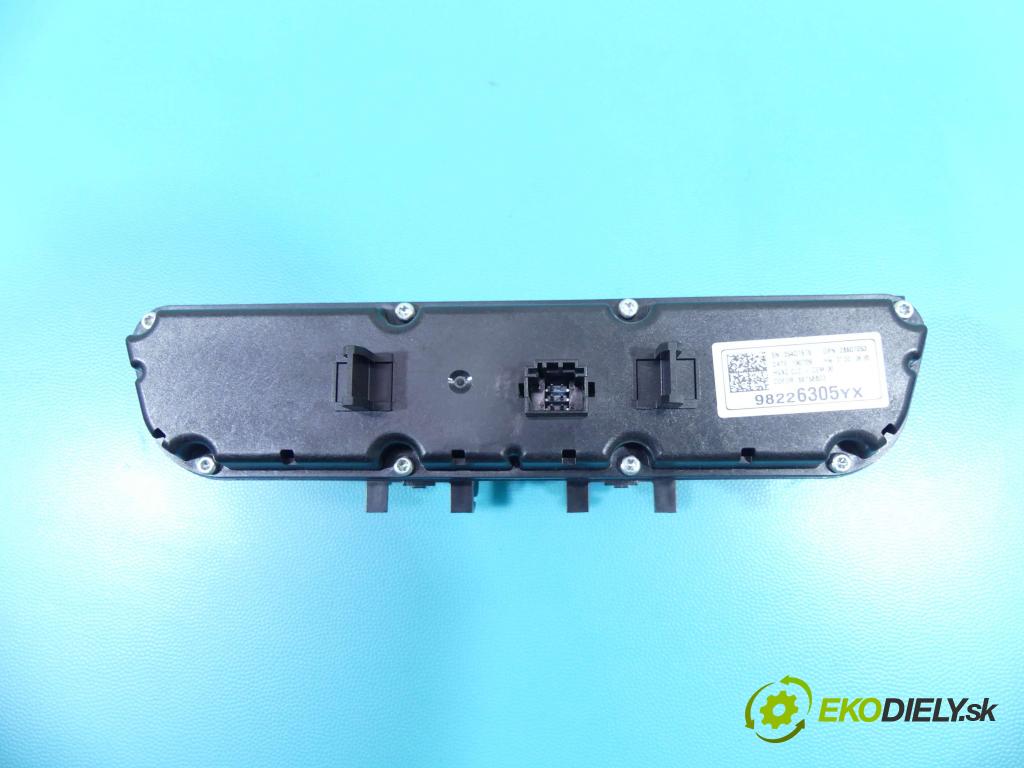 Opel Crossland 2017-2024 1.2 12V 83 HP manual 61 kW 1199 cm3 5- panel kúrenia 98226305YX