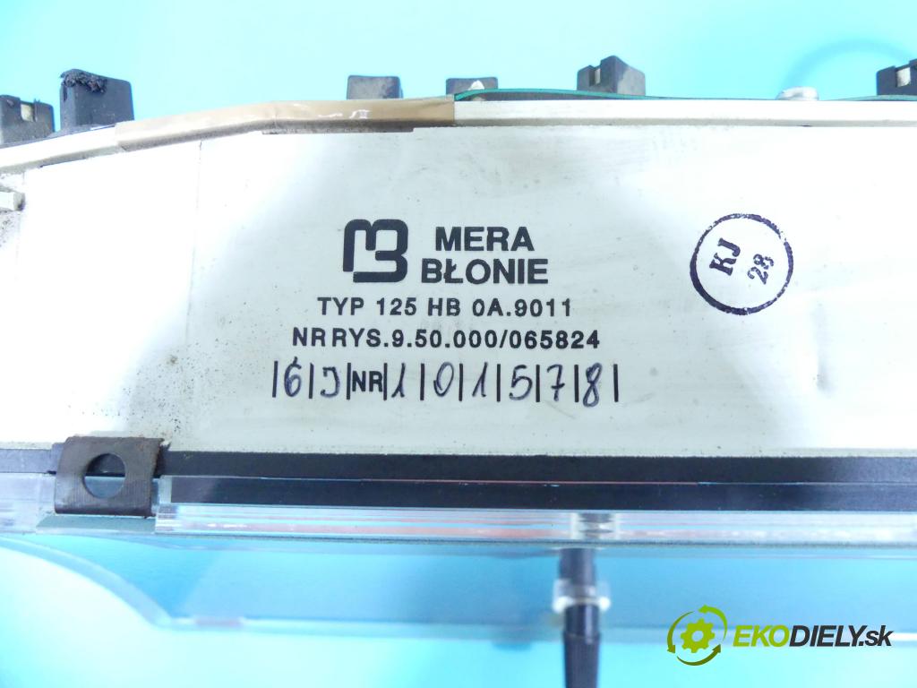 Polonez Caro / Atu 1.6 77 HP manual 57 kW 1599 cm3 4- prístrojovka/ budíky 125HB0A9011 (Prístrojové dosky, displeje)