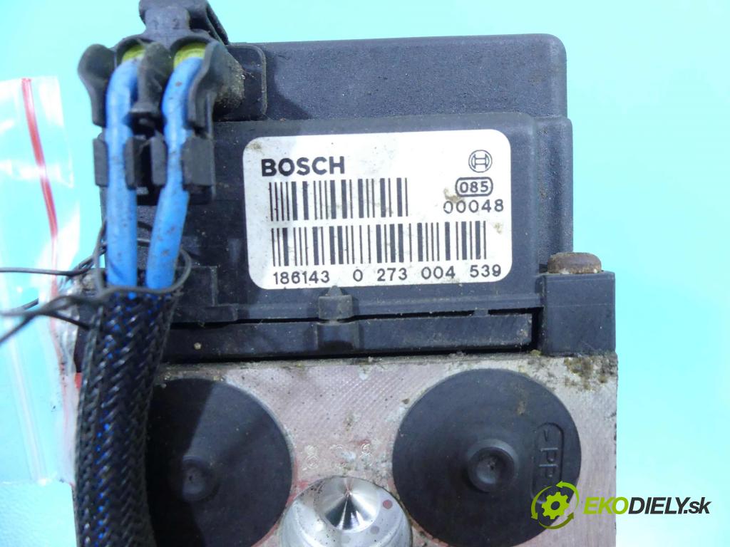 Nissan Micra K11 1992-2003 1.3 16V 82 HP manual 60 kW 1348 cm3 5- čerpadlo abs 0273004539 (Pumpy ABS)