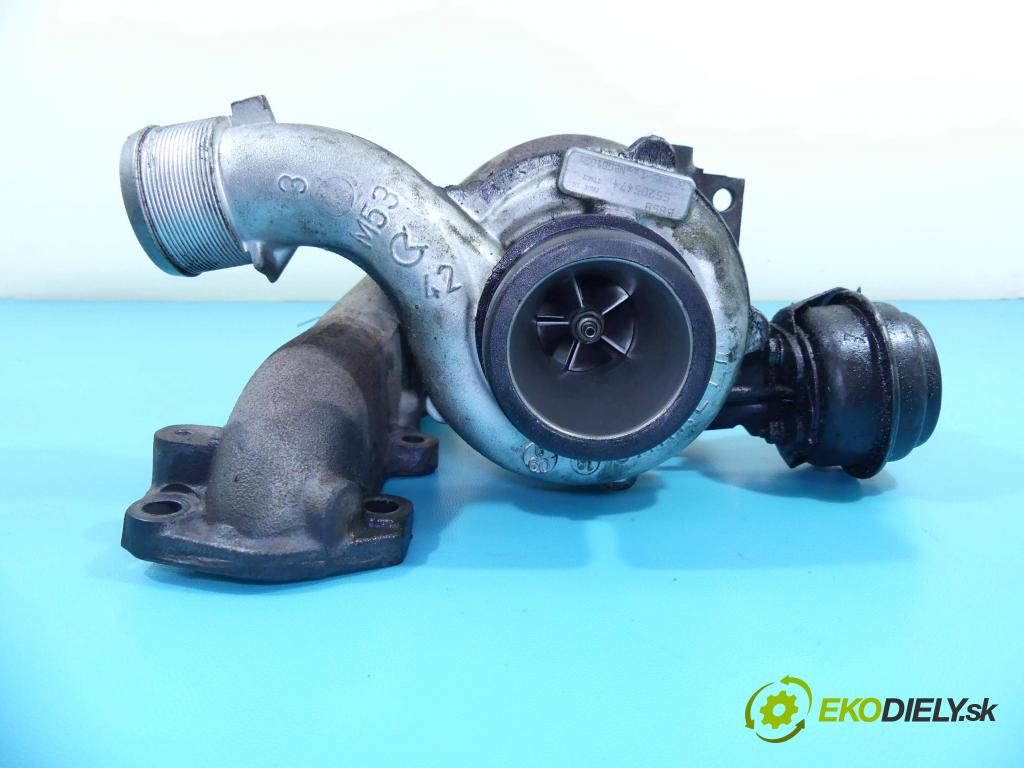 Opel Zafira B 2005-2014 1.9 cdti 120 hp manual 88 kW 1910 cm3 5- Turbodmychadlo 767835-1 (Turbodúchadla (kompletní))