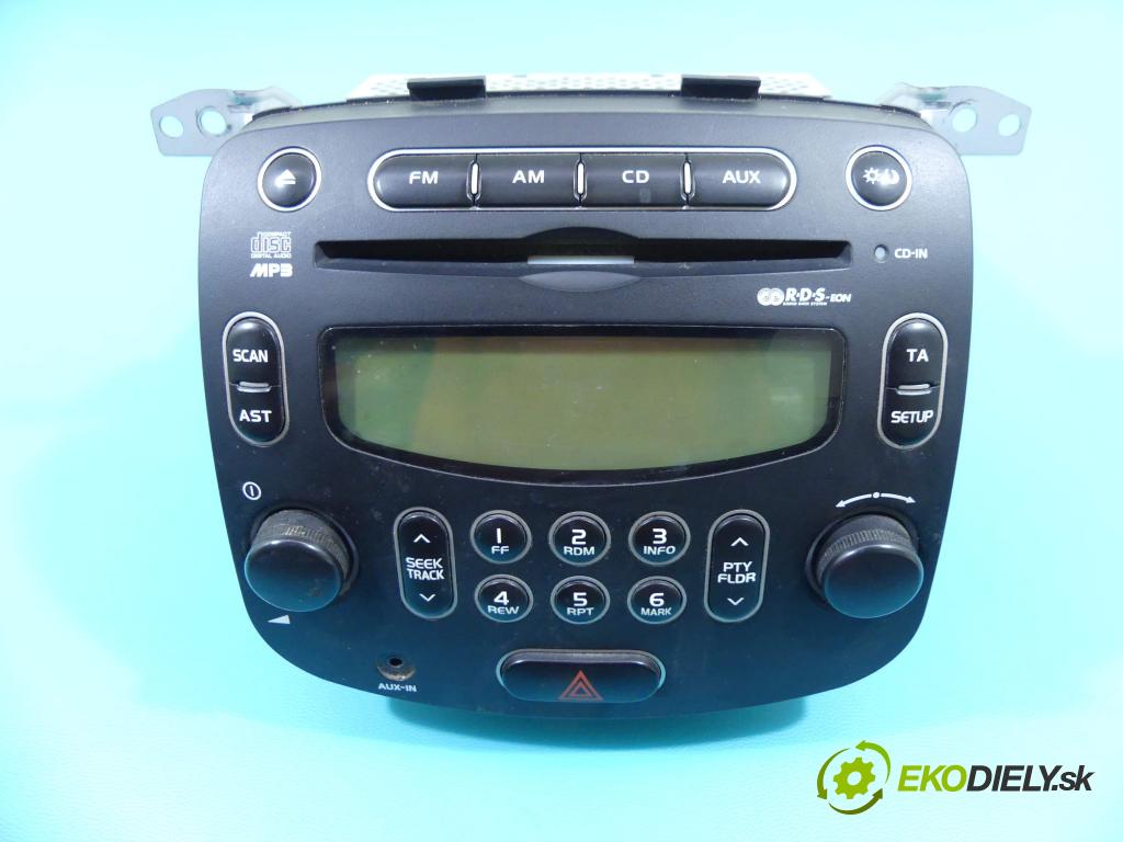 Hyundai I10 I 2008-2013 1.1 66KM manual 48,5 kW 1086 cm3 5- Radio originál 96100-0X2304X