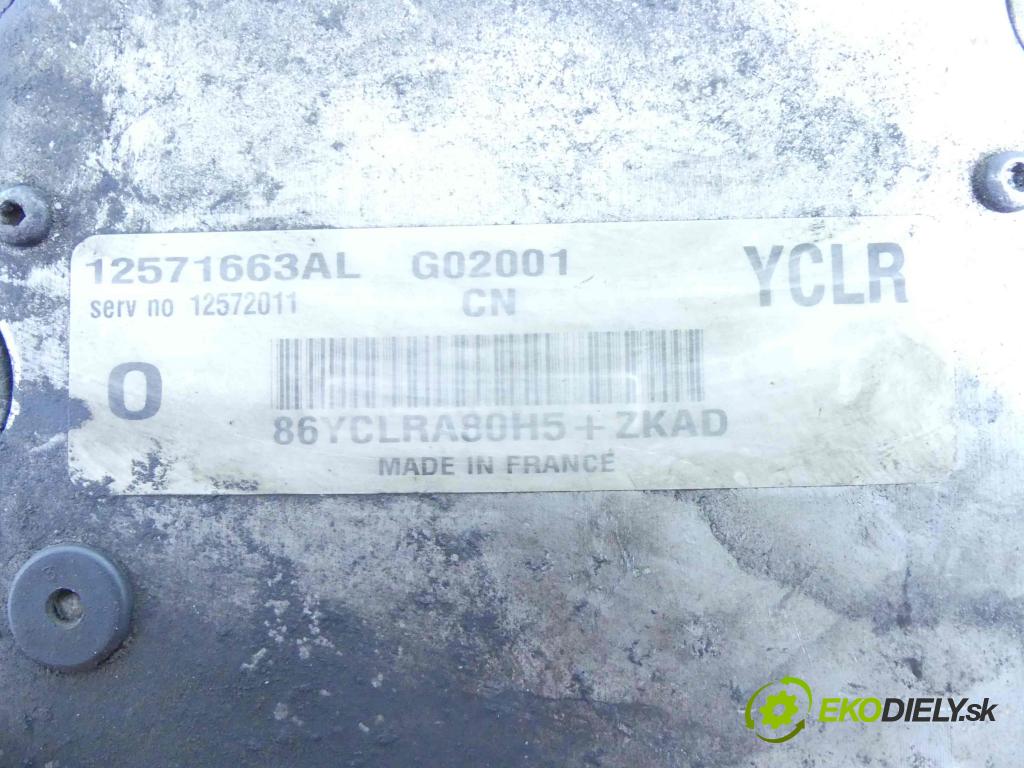 Opel Vectra C 2002-2008 2.2 16V 147 hp manual 108 kW 2198 cm3 5- řídící jednotka motoru 12571663AL