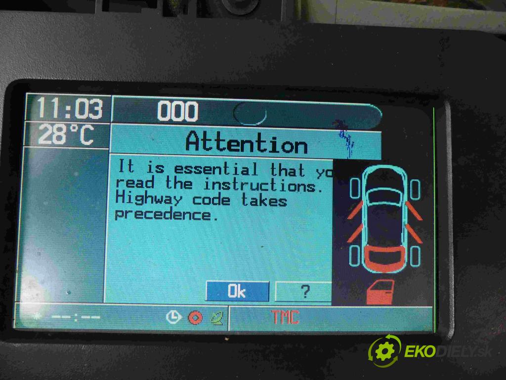 Renault Scenic I 1996-2003 1.9 dci 102 hp manual 75 kW 1870 cm3 5- displej 8200062998 (Přístrojová deska)