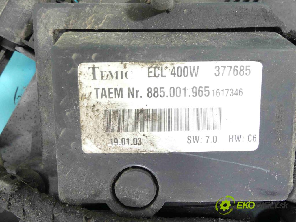 Mercedes C W203 2000-2007 1.8 kompressor (271946) 143 HP manual 105 kW 1796 cm3 4- Ventilátor chladiča A2035000193