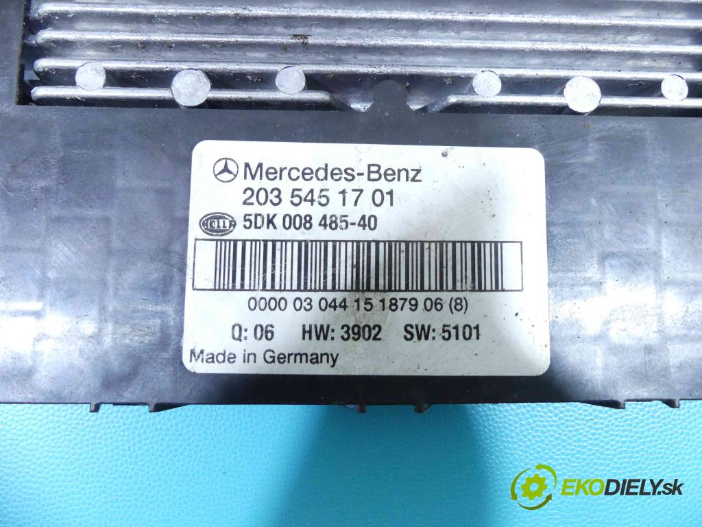 Mercedes C W203 2000-2007 1.8 kompressor (271946) 143 hp manual 105 kW 1796 cm3 4- skříňka pojistková 2035451701 (Pojistkové skříňky)