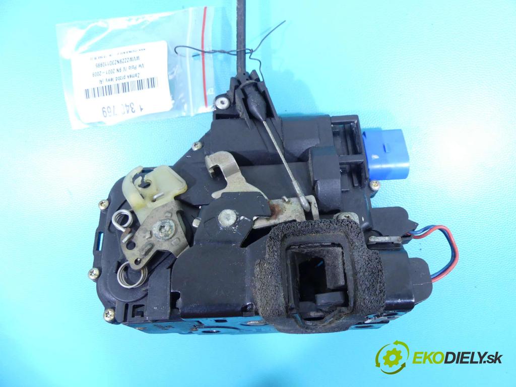Vw Polo IV 9N 2001-2009 1.4 tdi 75 hp manual 55 kW 1422 cm3 5- zámek přední levý 3B1837015AM