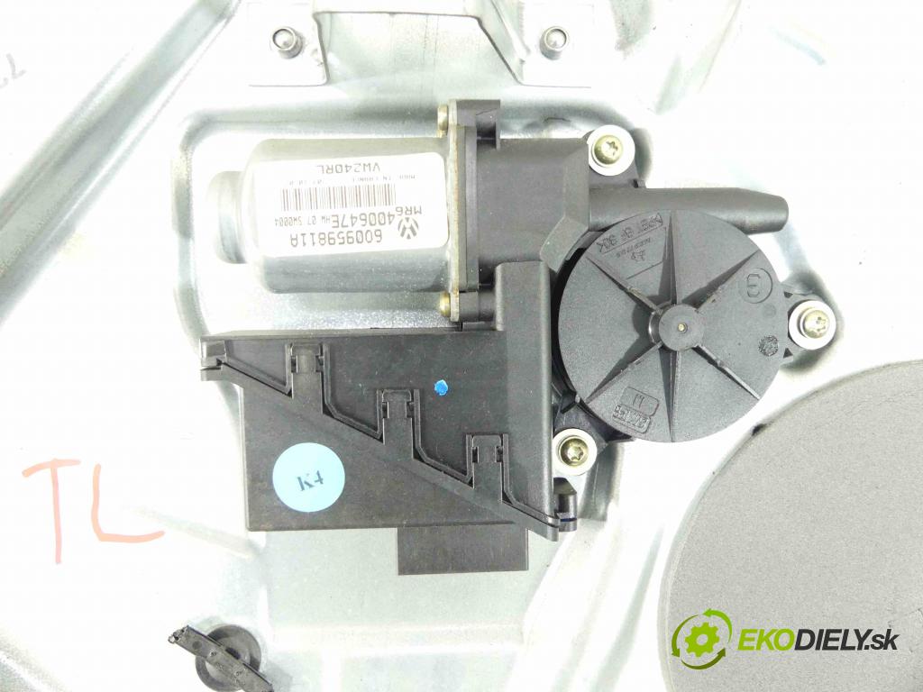 Vw Polo IV 9N 2001-2009 1.4 tdi 75 hp manual 55 kW 1422 cm3 5- mechanismus stahování zadní levý 6Q0959811A