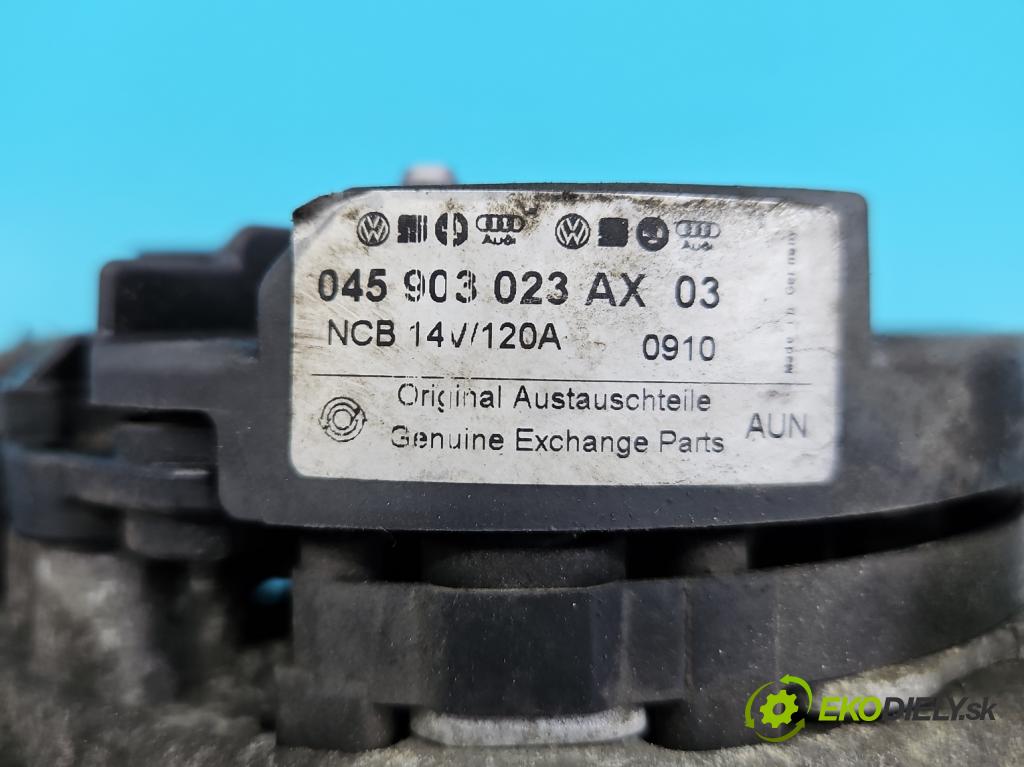 Vw Polo IV 9N 2001-2009 1.4 tdi 75 hp manual 55 kW 1422 cm3 5- Alternator 045903023AX (Alternátory)