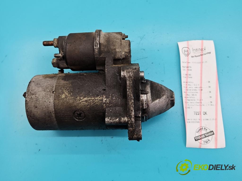 Fiat Siena 1.4 69KM manual 51 kW 1372 cm3 4- štartér  (Štartéry)
