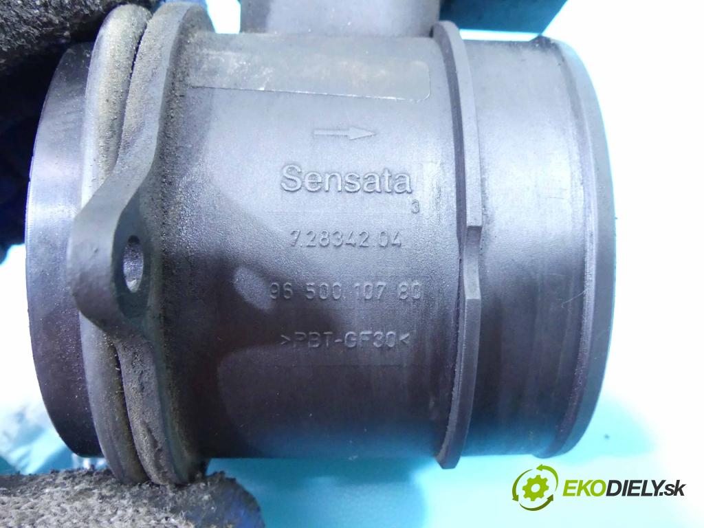 Peugeot Expert II 2006-2016 1.6 hdi 90 HP manual 66 kW 1560 cm3 5- průtokoměr: 9650010780 (Váhy vzduchu)