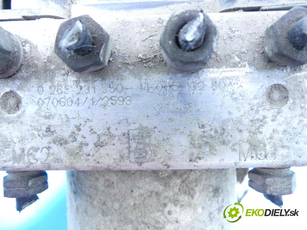 Peugeot Expert II 2006-2016 1.6 hdi 90 HP manual 66 kW 1560 cm3 5- čerpadlo abs 0265231550 (Pumpy ABS)