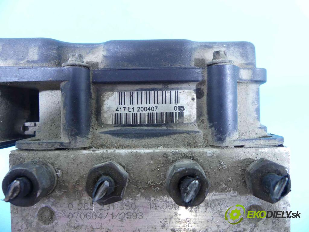 Peugeot Expert II 2006-2016 1.6 hdi 90 HP manual 66 kW 1560 cm3 5- čerpadlo abs 0265231550 (Pumpy ABS)