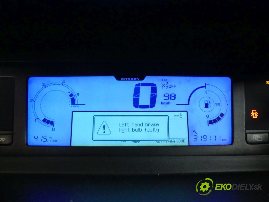 Citroen C4 Grand picasso I 2006-2013 1.6 hdi 109 HP manual 80 kW 1560 cm3 5- prístrojovka/ budíky 9664365280 (Prístrojové dosky, displeje)