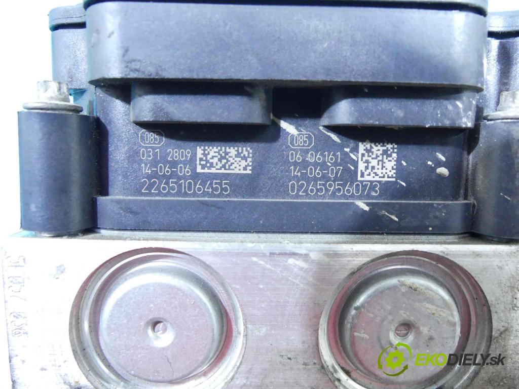 Skoda Roomster 1.4 16V 86 hp manual 63 kW 1390 cm3 5- čerpadlo abs 6R0907379BJ (Pumpy brzdové)