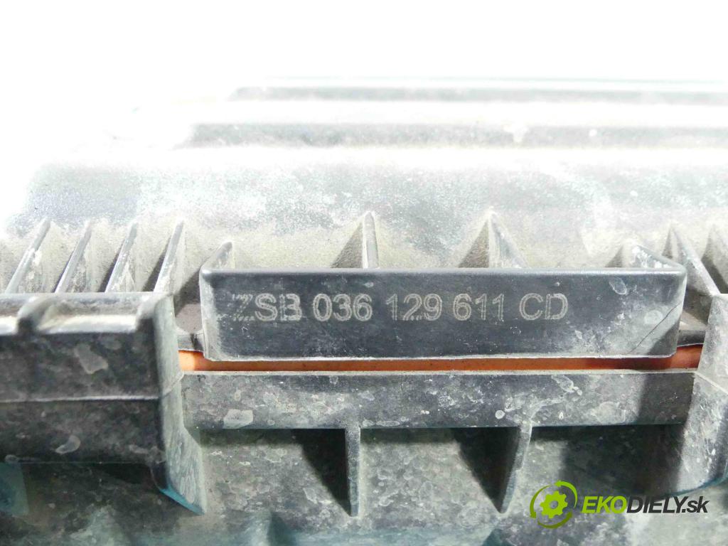 Skoda Roomster 1.4 16V 86 HP manual 63 kW 1390 cm3 5- obal filtra vzduchu 036129611CD (Obaly filtrov vzduchu)