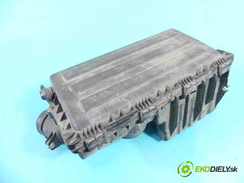 Skoda Roomster 1.4 16V 86 HP manual 63 kW 1390 cm3 5- obal filtra vzduchu 036129611CD (Obaly filtrov vzduchu)