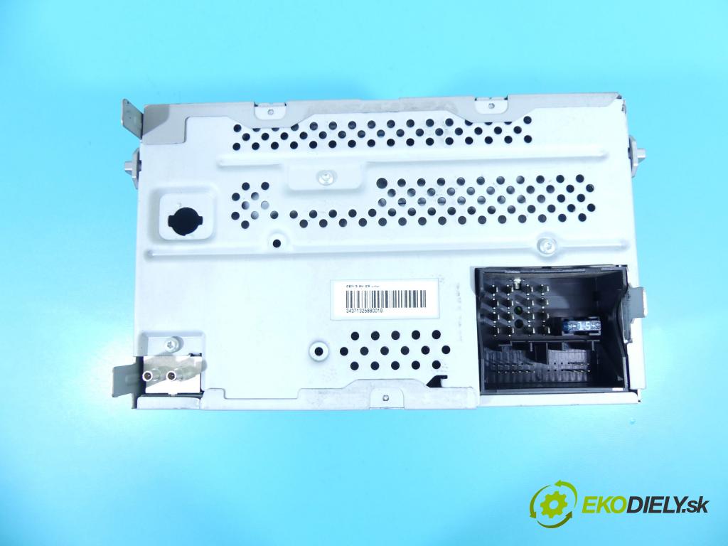 Skoda Roomster 1.4 16V 86 HP manual 63 kW 1390 cm3 5- Radio originál 5J0035161G