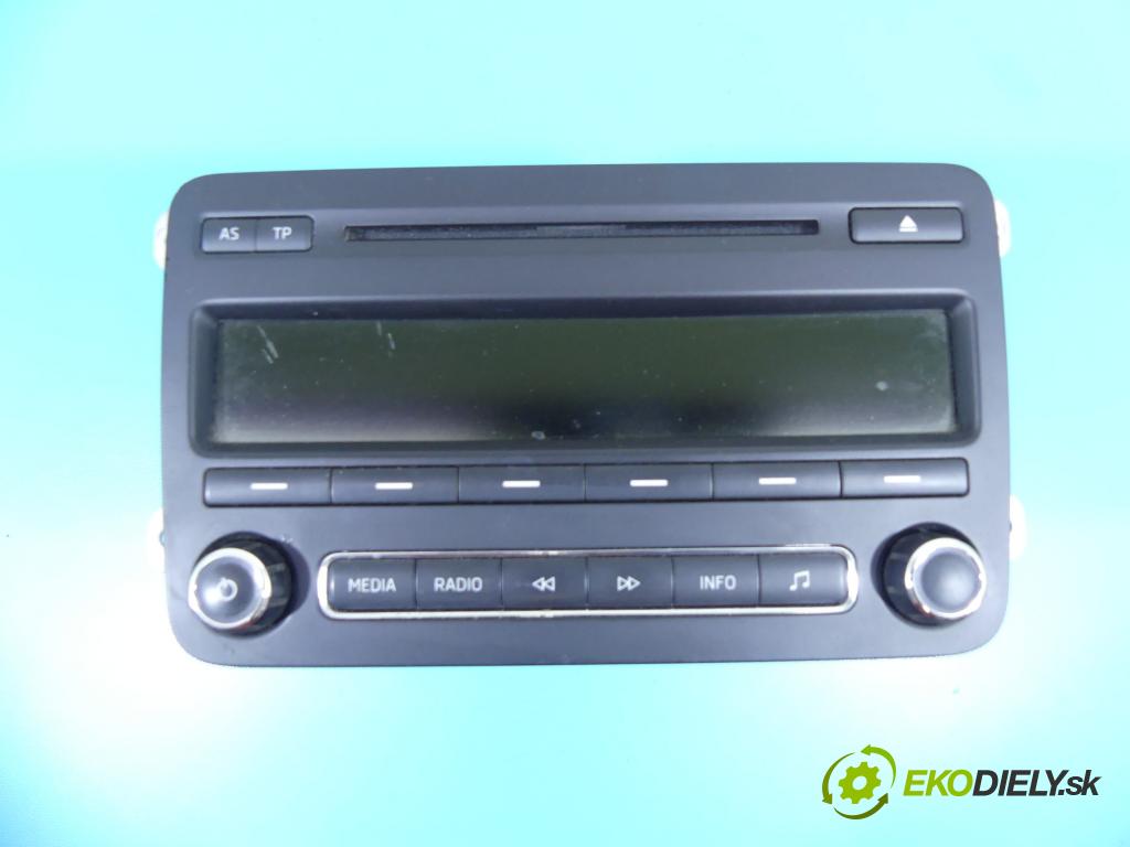 Skoda Roomster 1.4 16V 86 HP manual 63 kW 1390 cm3 5- Radio originál 5J0035161G
