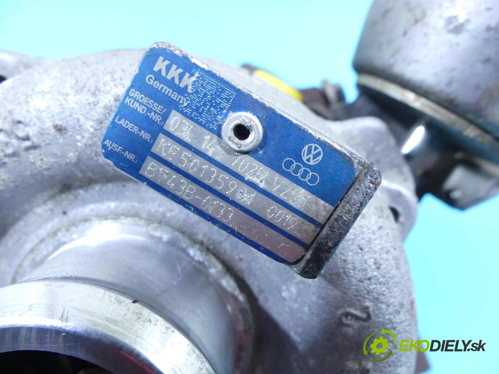 Audi A4 B8 2007-2015 2.0 tdi 143 hp manual 105 kW 1968 cm3 5- Turbodmychadlo BV43B-0133 (Turbodúchadla (kompletní))