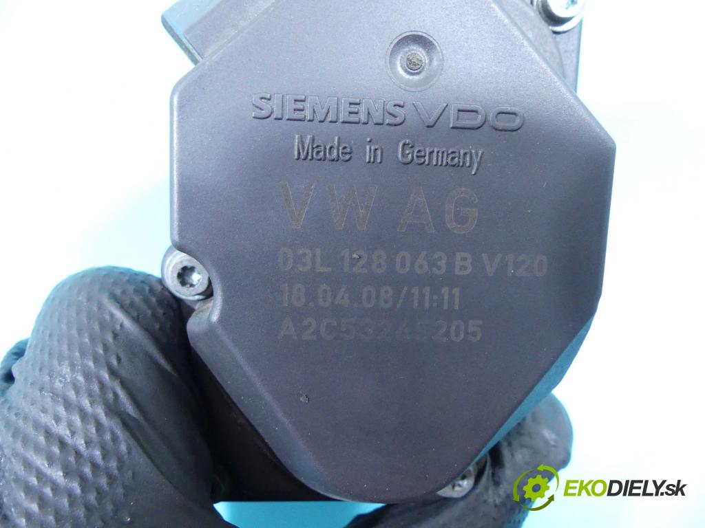 Audi A4 B8 2007-2015 2.0 tdi 143 HP manual 105 kW 1968 cm3 5- klapka 03L128063B (Škrtiace klapky)