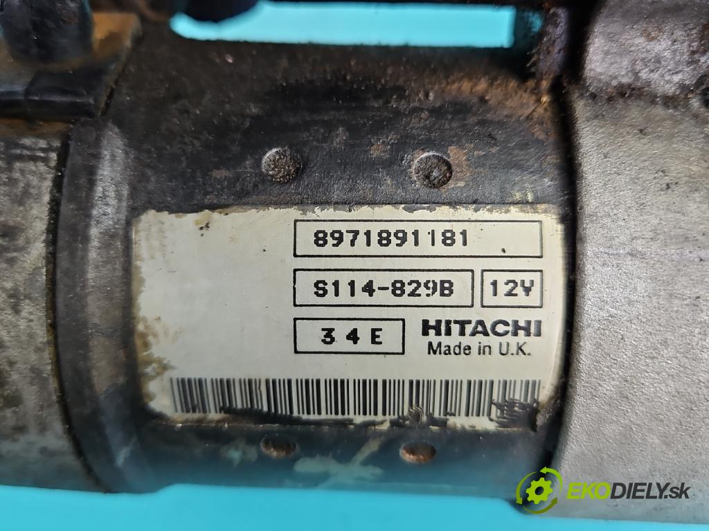 Honda Civic VII 2000-2006 1.7 citd 101 HP manual 74 kW 1686 cm3 3- štartér 8971891181 (Štartéry)