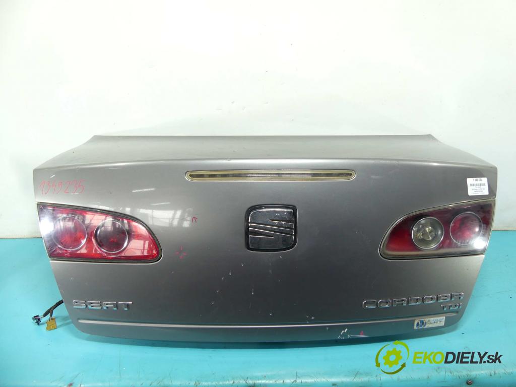 Seat Cordoba II 6L 2002-2008 1.9 tdi 101 hp manual 74 kW 1896 cm3 4- zadní kufrové dveře  (Zadní kapoty)