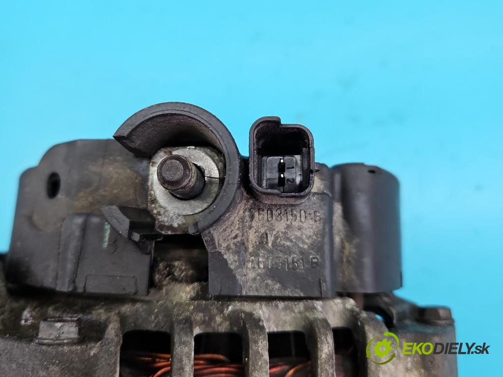Citroen C4 I 2004-2011 1.6 16V 109 hp manual 80 kW 1587 cm3 5- Alternator 9656956280 (Alternátory)