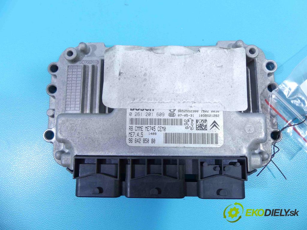 Citroen C4 I 2004-2011 1.6 16V 109 hp manual 80 kW 1587 cm3 5- řídící jednotka motoru 0261201609