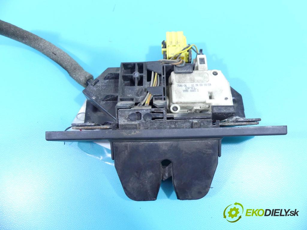 Opel Vectra C 2002-2008 1.8 16V 122 hp manual 90 kW 1796 cm3 4- zámek kufrových dveří zadní 999066650