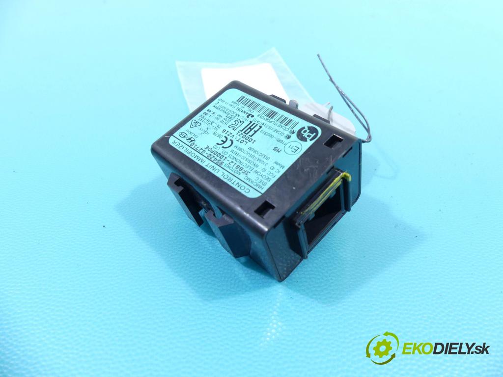 Hyundai I30 III 2016- 1.5 DPI 16V 110 HP manual 80,9 kW 1498 cm3 5- modul riadiaca jednotka 95420-G2710 (Ostatné)