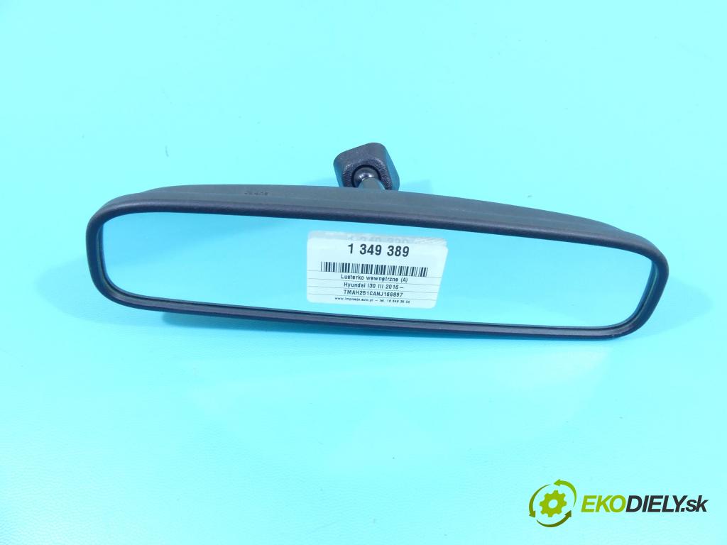 Hyundai I30 III 2016- 1.5 DPI 16V 110 hp manual 80,9 kW 1498 cm3 5- zpětné zrcátko vnitřní  (Světla vnitřní)