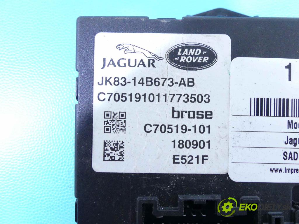 Jaguar F-Pace 16- 2.0d 179KM automatic 132 kW 1999 cm3 5- modul riadiaca jednotka JK83-14B673-AB (Ostatné)