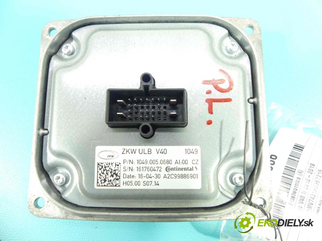 Volvo V40 II 2012-2019 2.0 D2 120 HP manual 88 kW 1969 cm3 5- střídač: xenon A2C99886901 (Riadiace jednotky xenónu)