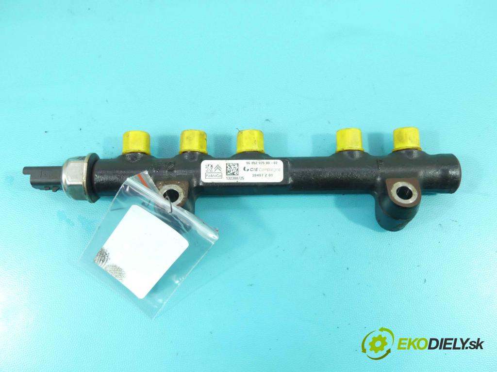 Citroen C4 Grand Picasso II 2013-2022 1.6 hdi 116 HP manual 85 kW 1560 cm3 5- lišta vstrekovacia 9685297580-02 (Vstrekovacie lišty)