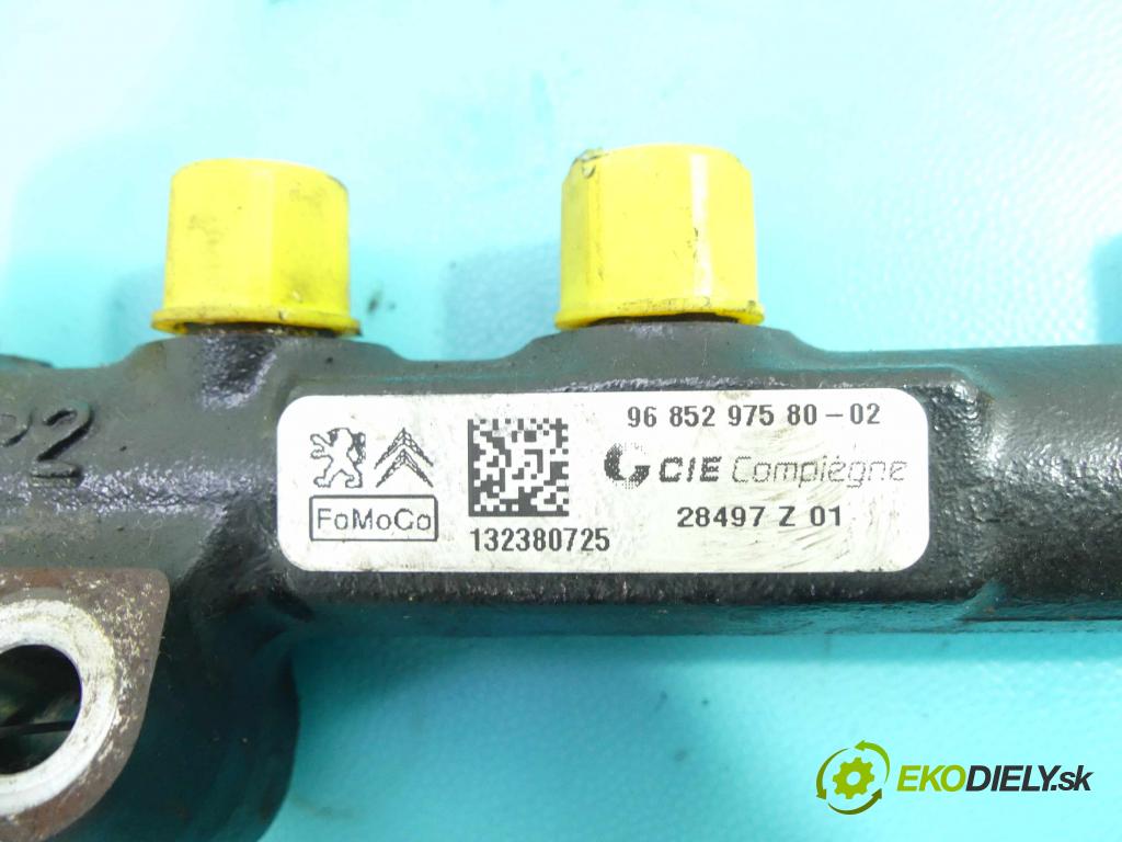 Citroen C4 Grand Picasso II 2013-2022 1.6 hdi 116 HP manual 85 kW 1560 cm3 5- lišta vstrekovacia 9685297580-02 (Vstrekovacie lišty)