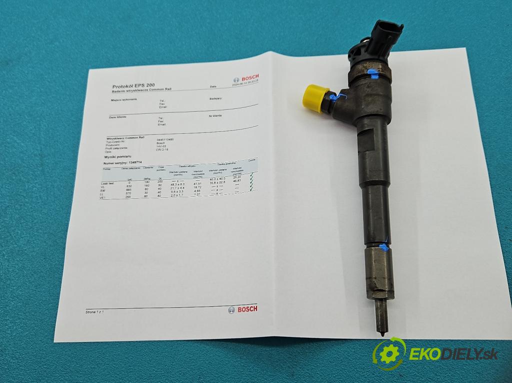Renault Clio IV 2012-2020 1.5 dci 90 HP manual 66 kW 1461 cm3 5- vstrek 0445110485 (Vstrekovače)