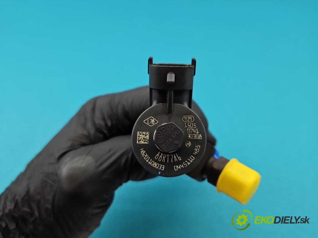 Renault Clio IV 2012-2020 1.5 dci 90 hp manual 66 kW 1461 cm3 5- vstřikovač 0445110485 (Vstřikovač paliva)