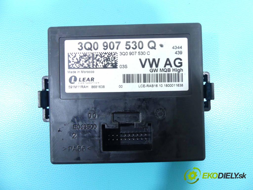 Skoda Octavia III 2013- 1.5 TSI 150 HP manual 110 kW 1498 cm3 5- modul riadiaca jednotka 3Q0907530Q (Ostatné)